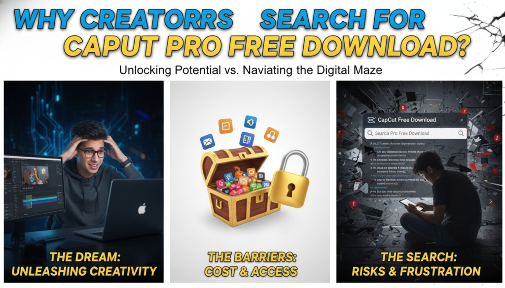 Why Creators Search for CapCut Pro Free Download?
